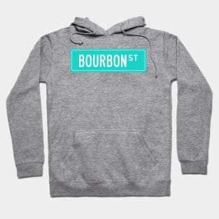 Bourbon st teal Hoodie